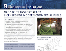 NAC Product Flyer STC Cask