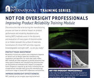 NAC NDT for Oversight Professionals