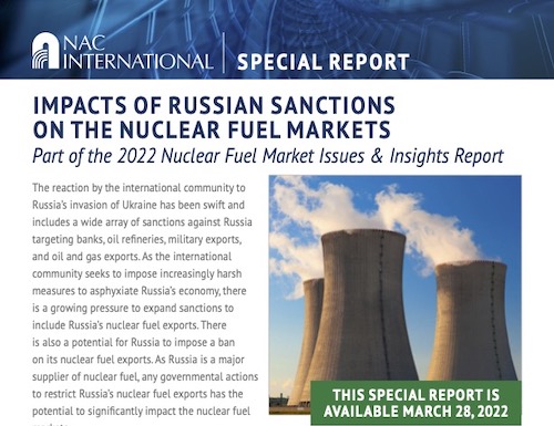 IMPACTS OF RUSSIAN SANCTIONS ON THE NUCLEAR FUEL MARKETS